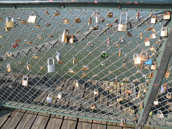 cadenas, Passerelle des Arts